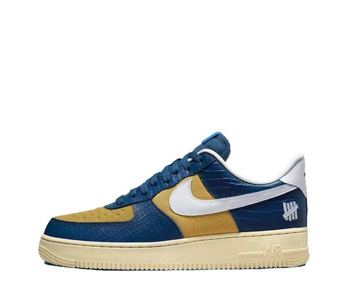 Men's Air Force 1 Low Navy/Yellow Shoes 0272 Men's Air Force 1 Low Navy/Yellow Shoes 0272